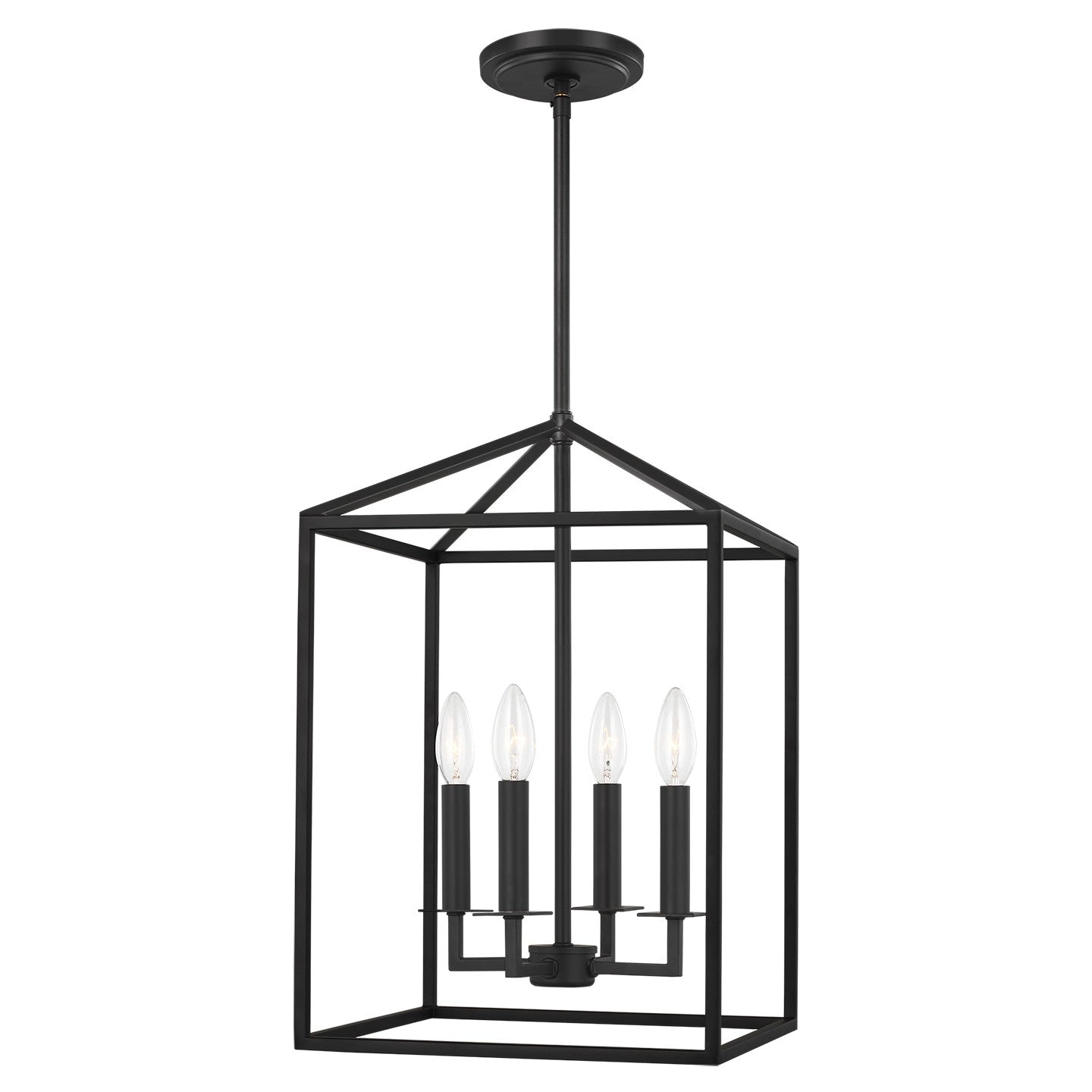 Perryton Four Light Hall / Foyer in Midnight Black