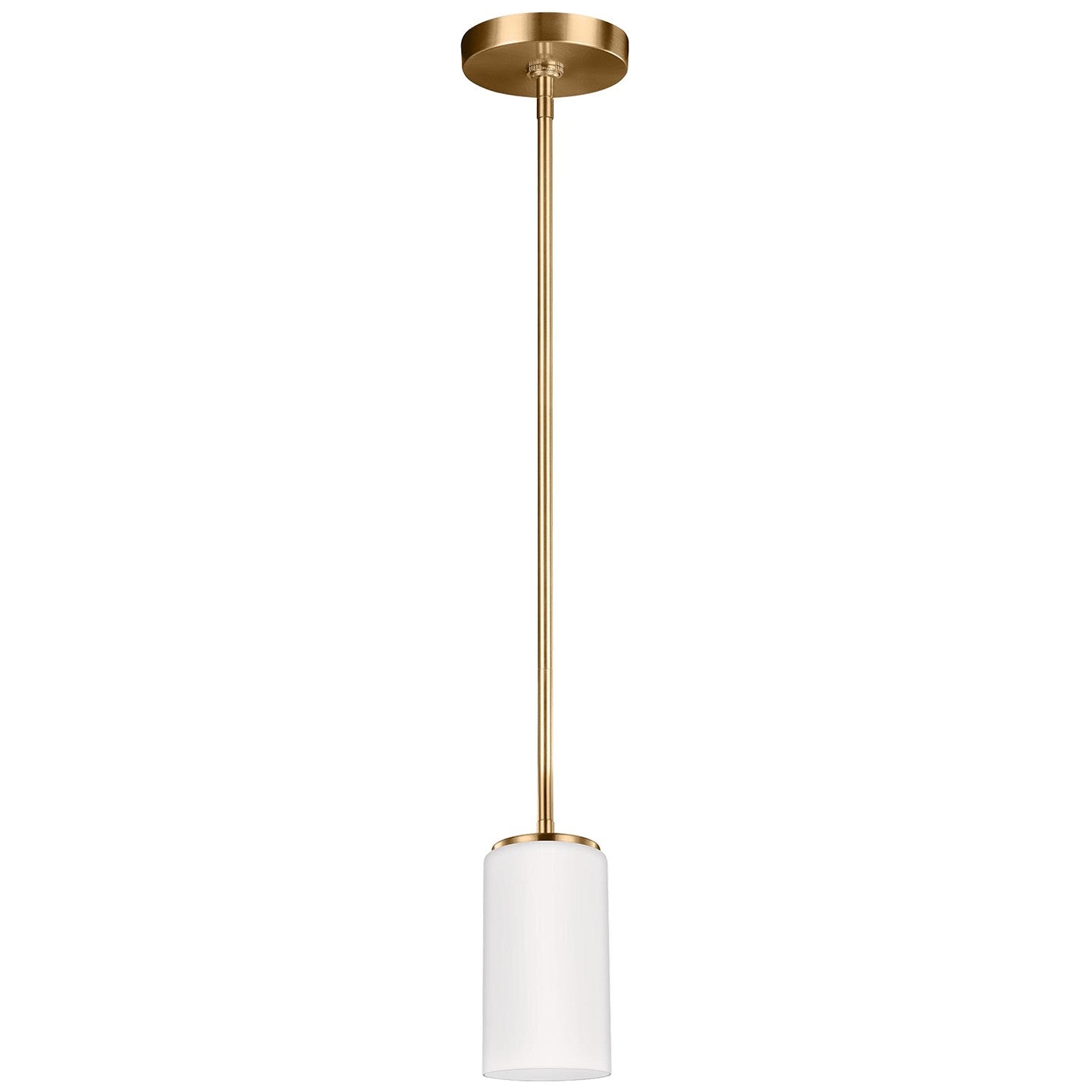 Alturas One Light Mini-Pendant in Satin Brass