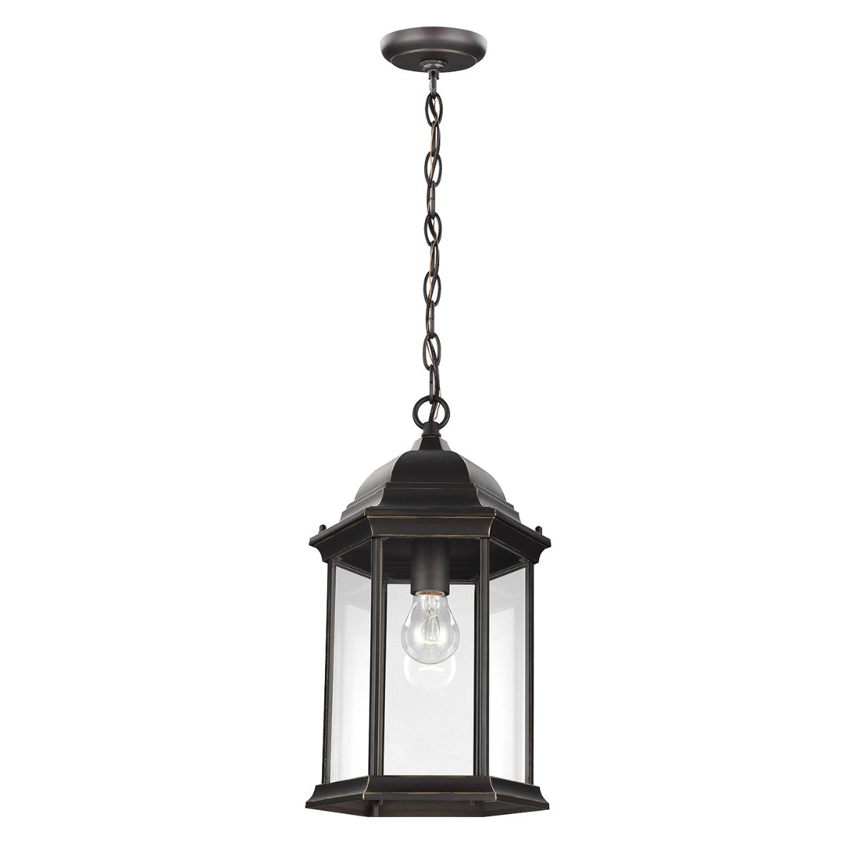 Generation Lighting - 6238701-71 - One Light Outdoor Pendant - Sevier - Antique Bronze