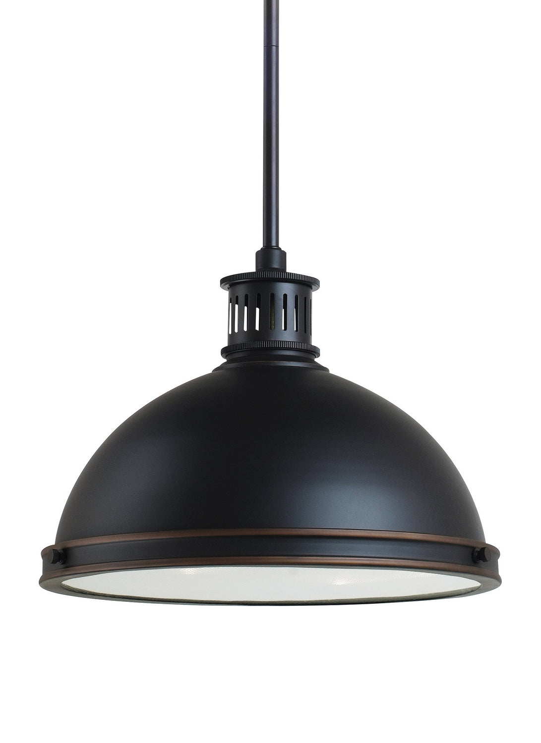 Pratt Street Metal Two Light Pendant in Autumn Bronze