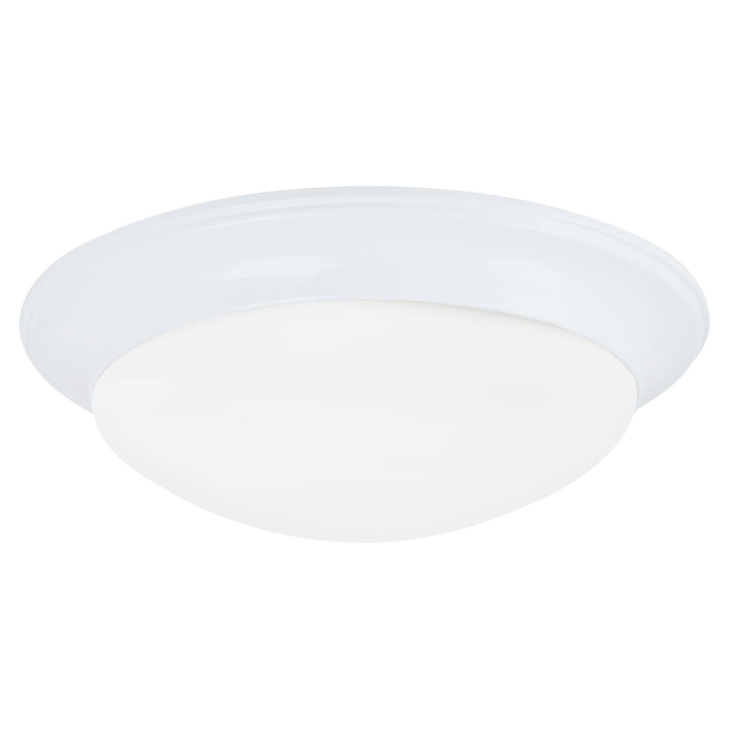 Nash One Light Flush Mount in White