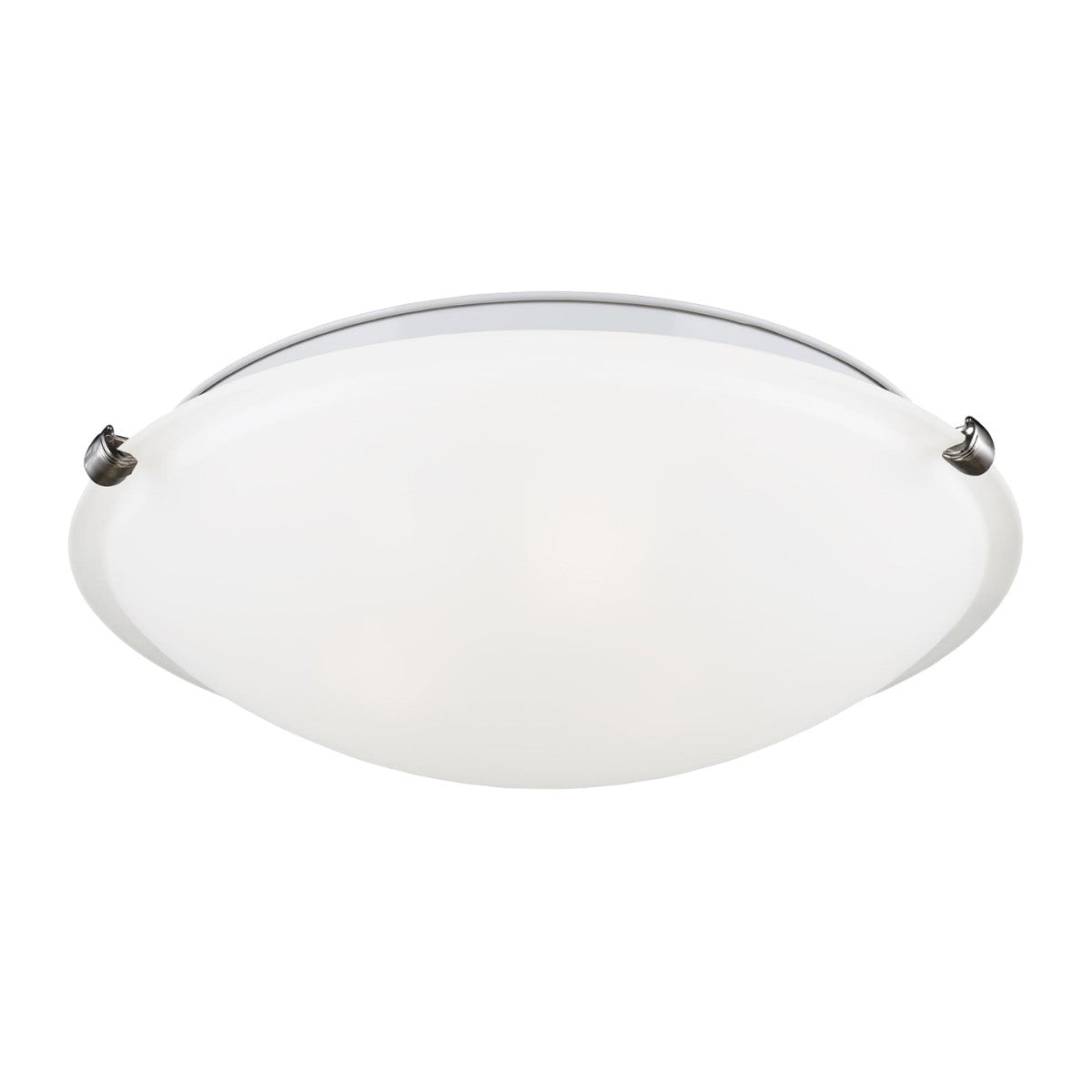 Generation Lighting - 7543503EN3-962 - Three Light Flush Mount - Clip Ceiling Flush Mount - Brushed Nickel