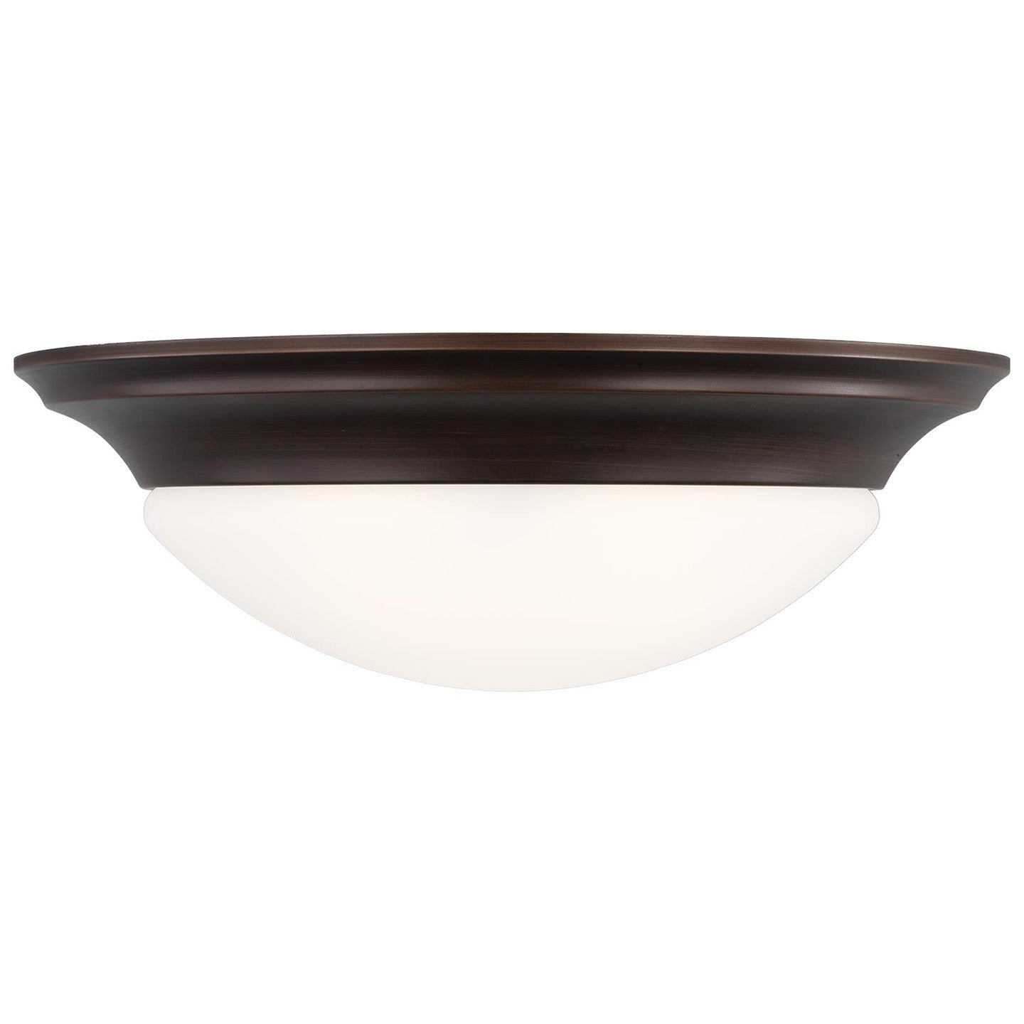 Generation Lighting - 75436EN3-710 - Three Light Flush Mount - Nash - Bronze