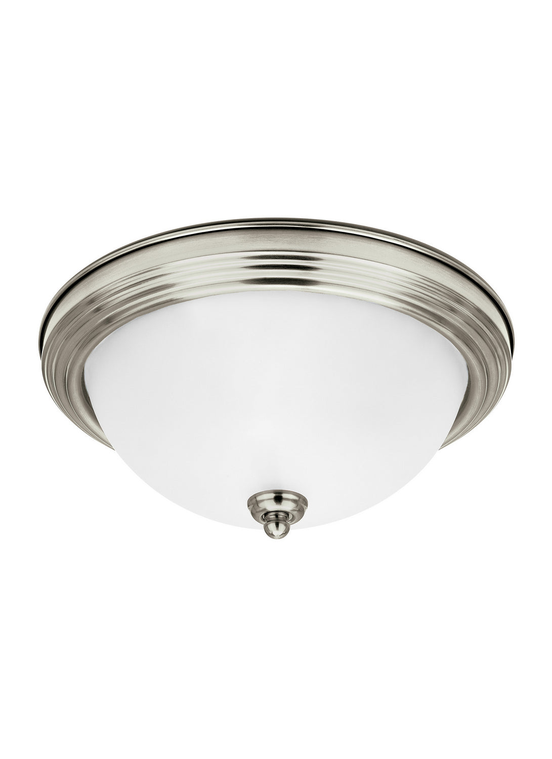Geary One Light Flush Mount in Brushed Nickel
