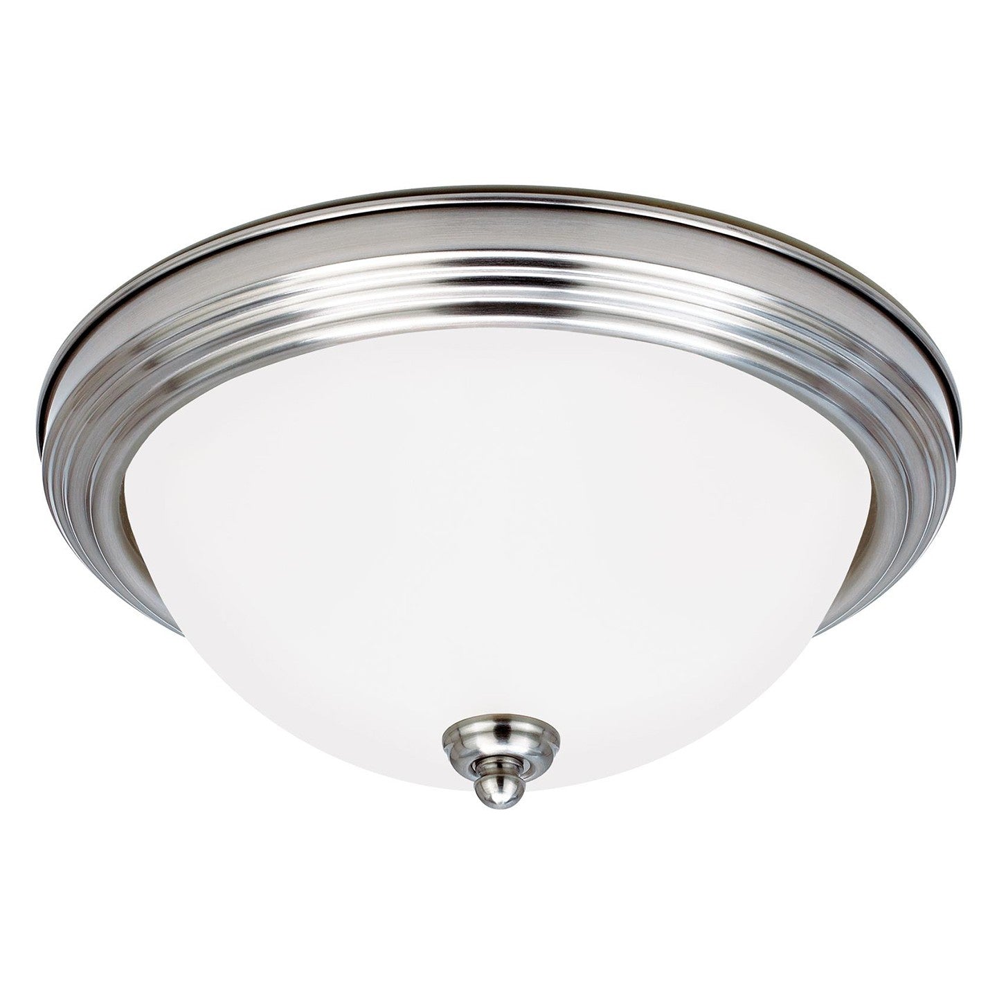 Geary Two Light Flush Mount in Brushed Nickel