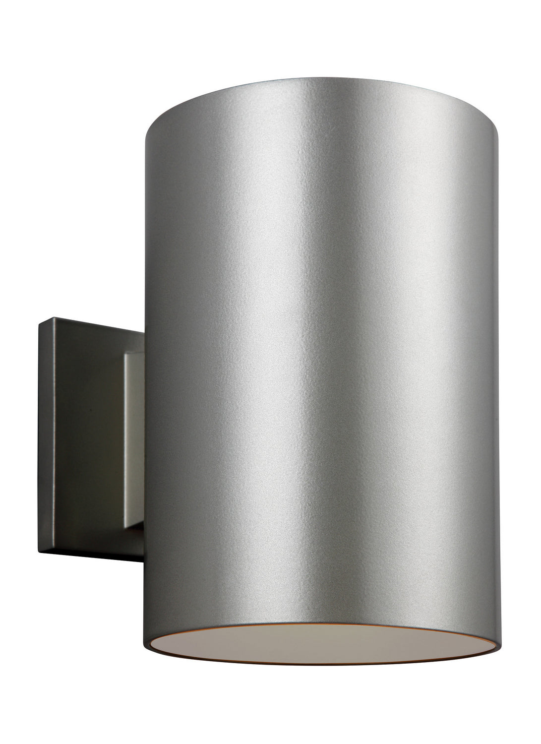 Outdoor Cylinders One Light Outdoor Wall Lantern in Painted Brushed Nickel