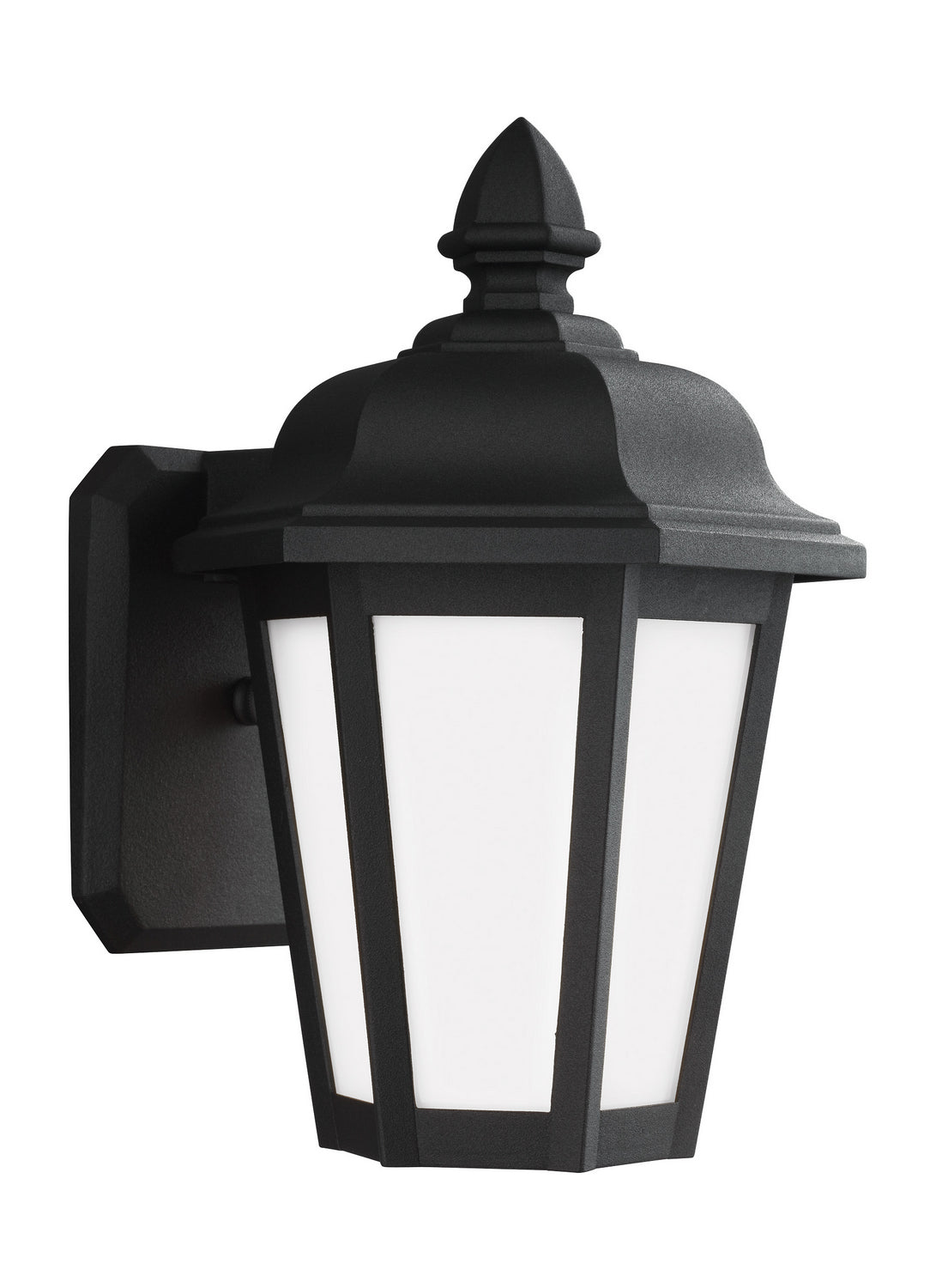 Brentwood One Light Outdoor Wall Lantern in Black