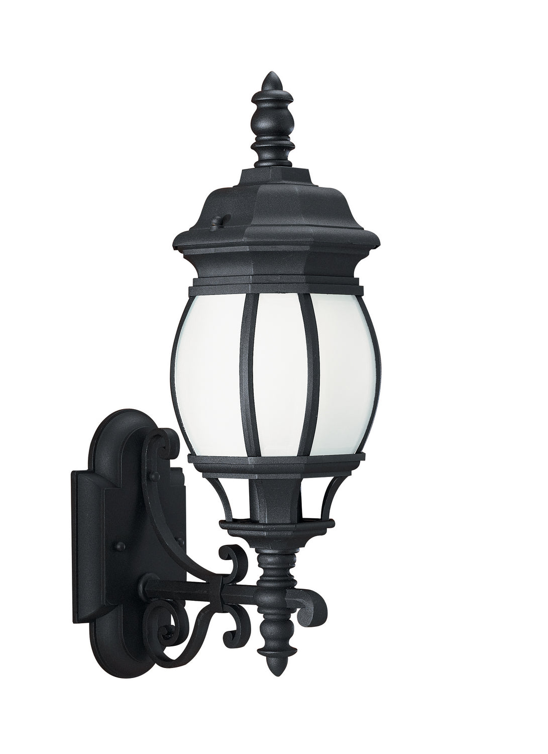 Generation Lighting - 89102-12 - One Light Outdoor Wall Lantern - Wynfield - Black