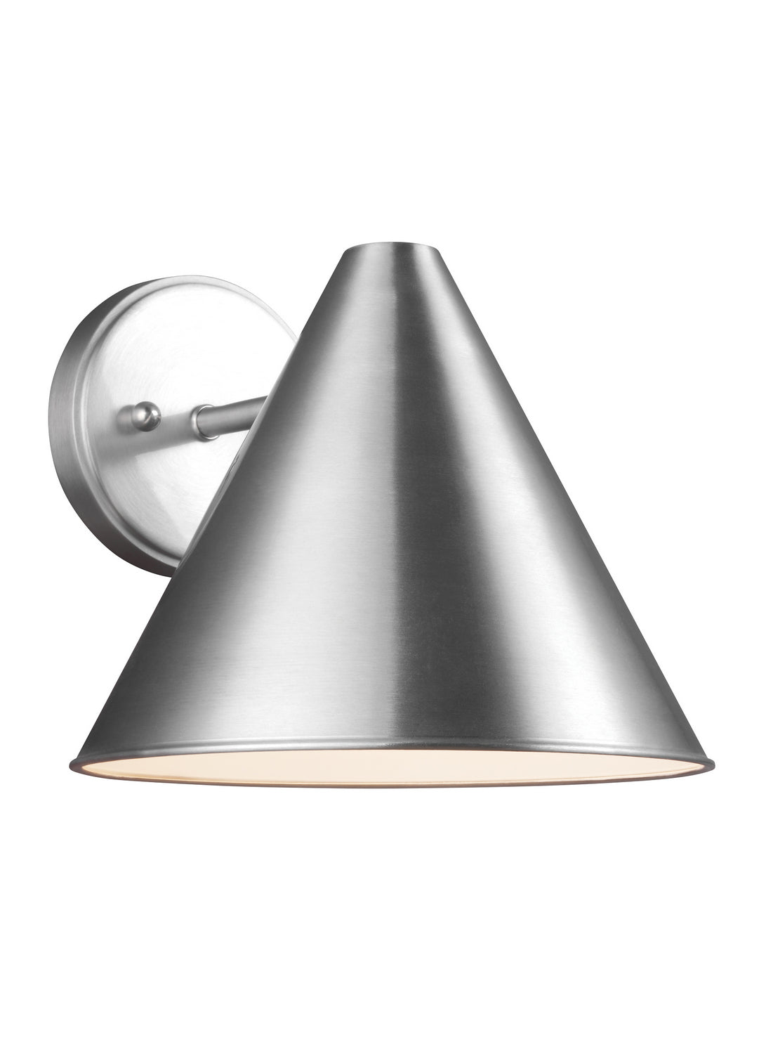 Generation Lighting - 8538501-04 - One Light Outdoor Wall Lantern - Crittenden - Satin Aluminum
