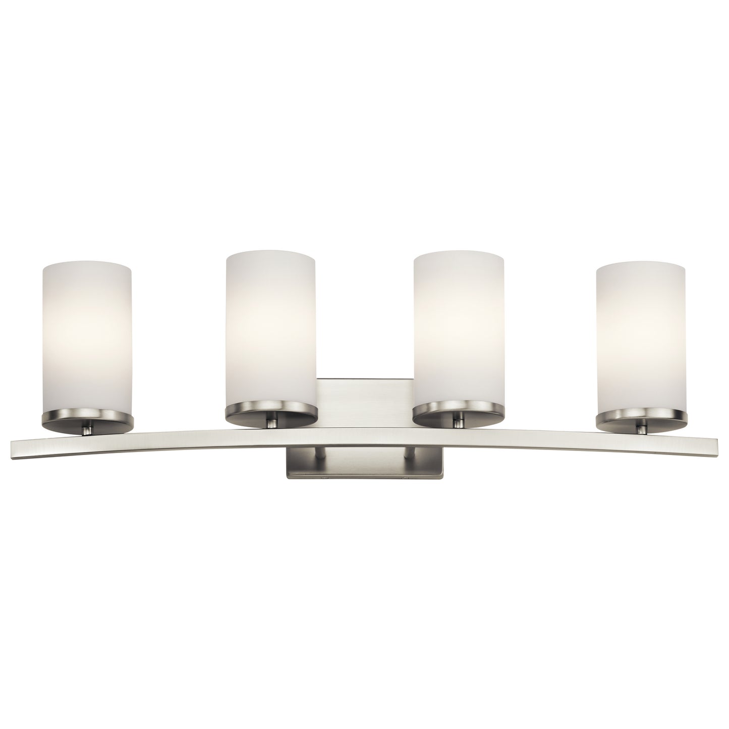 Crosby Four Light Bath in Brushed Nickel