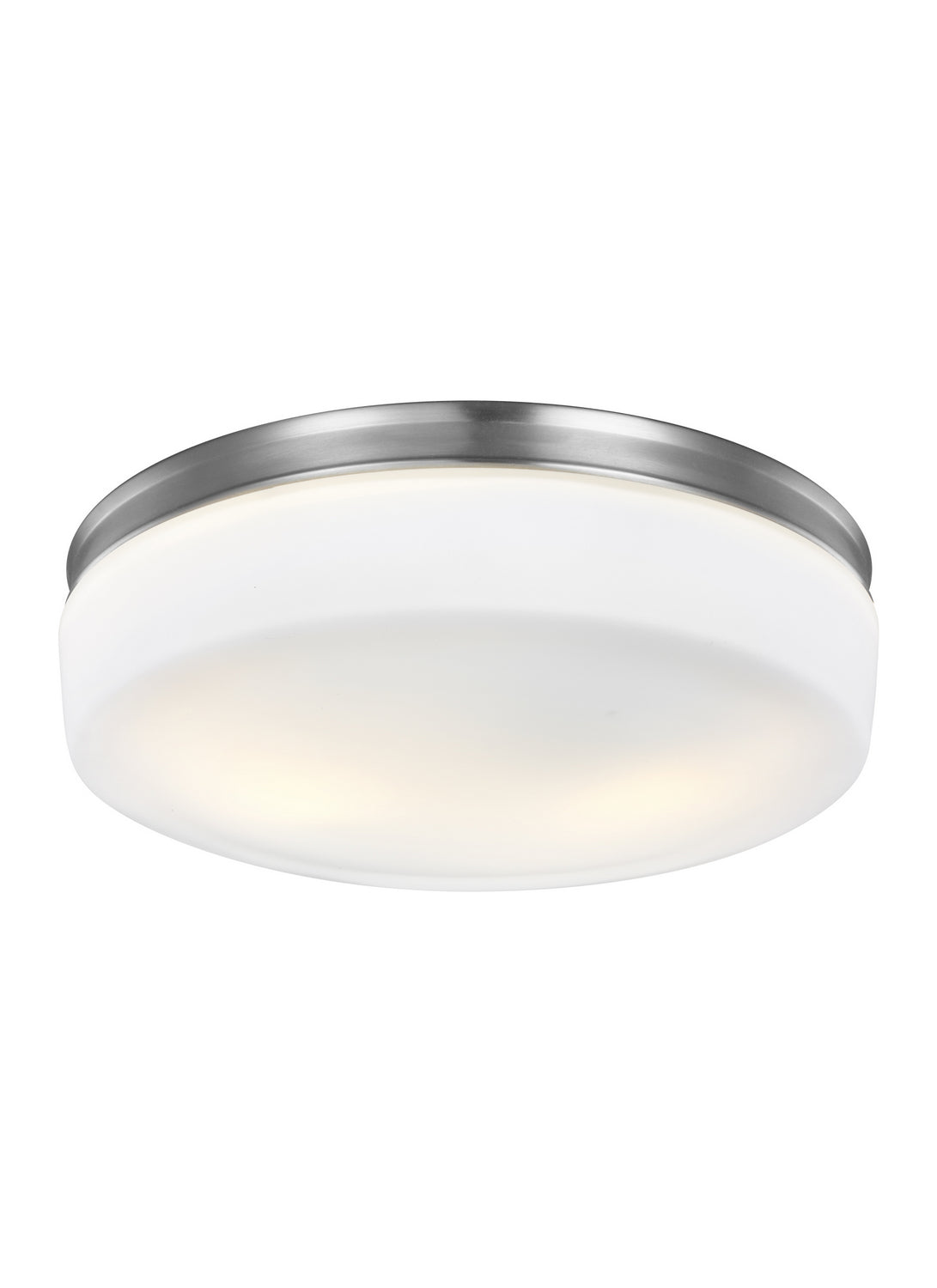 Issen Two Light Flush Mount in Satin Nickel