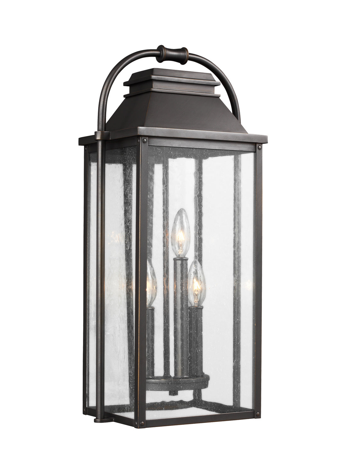 Wellsworth Three Light Lantern in Antique Bronze