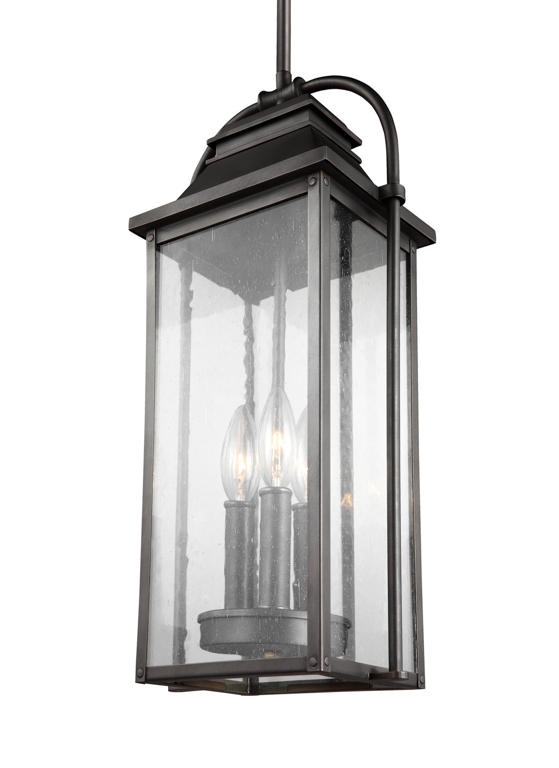 Wellsworth Three Light Pendant in Antique Bronze