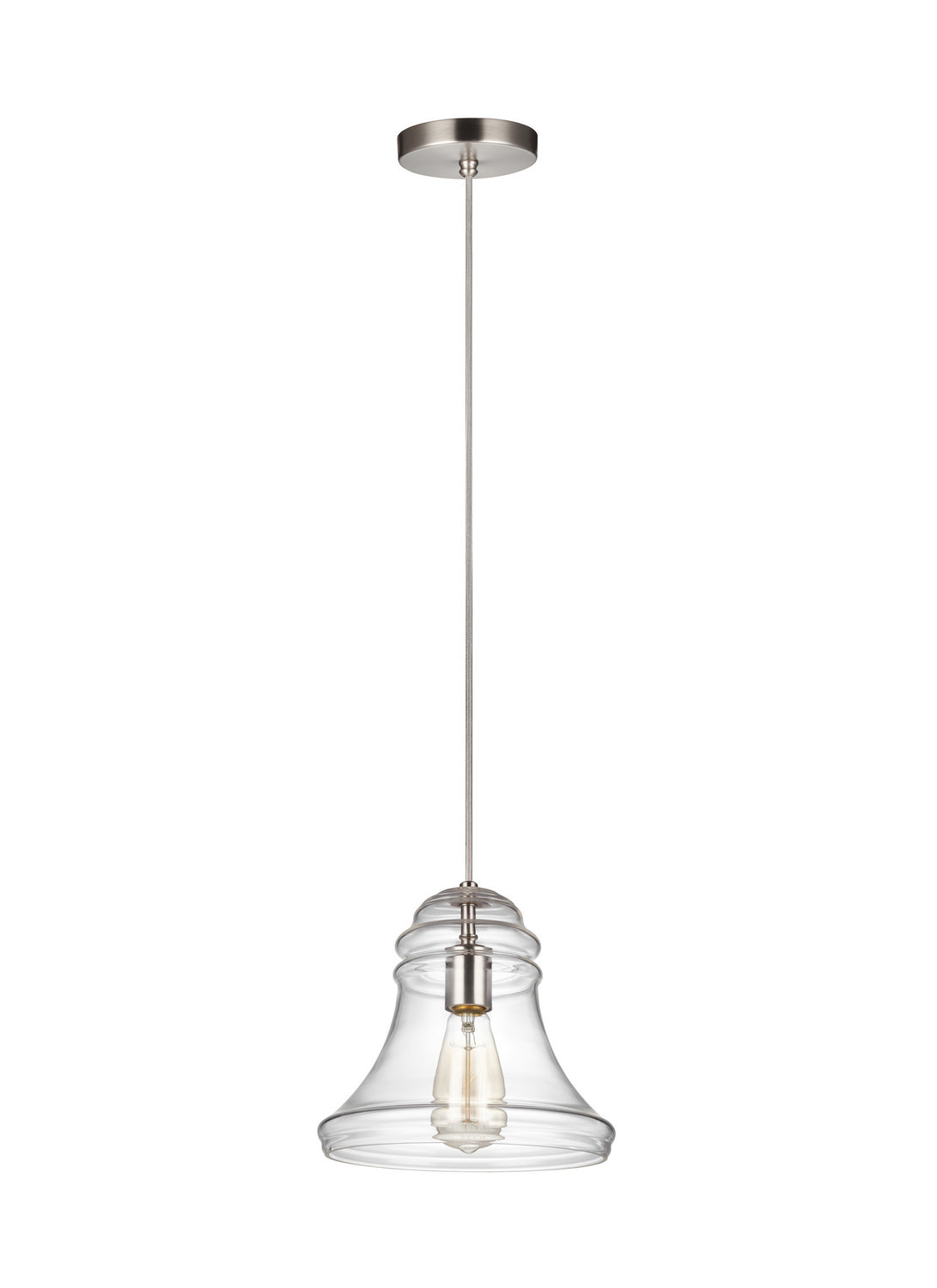 Doyle One Light Mini-Pendant in Satin Nickel