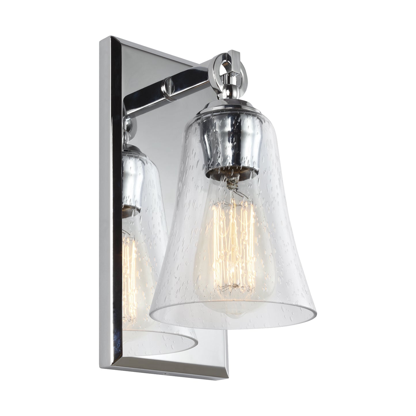 Monterro One Light Wall Sconce in Chrome