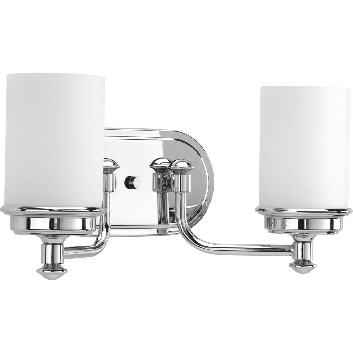Glide Two Light Bath in Polished Chrome