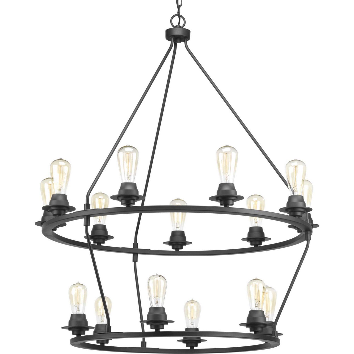 Debut 15 Light Chandelier in Graphite