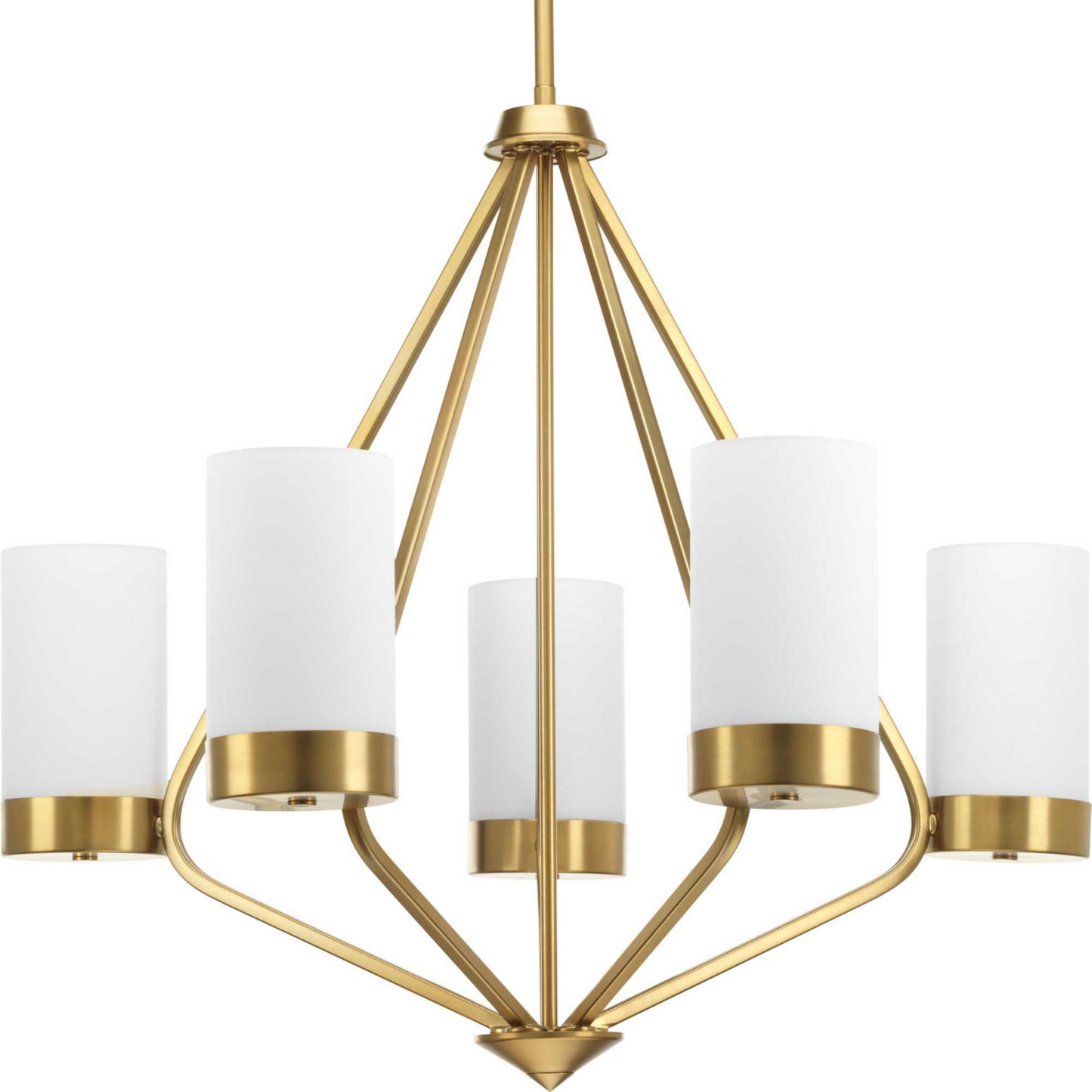 Progress Lighting - P400022-109 - Five Light Chandelier - Elevate - Brushed Bronze