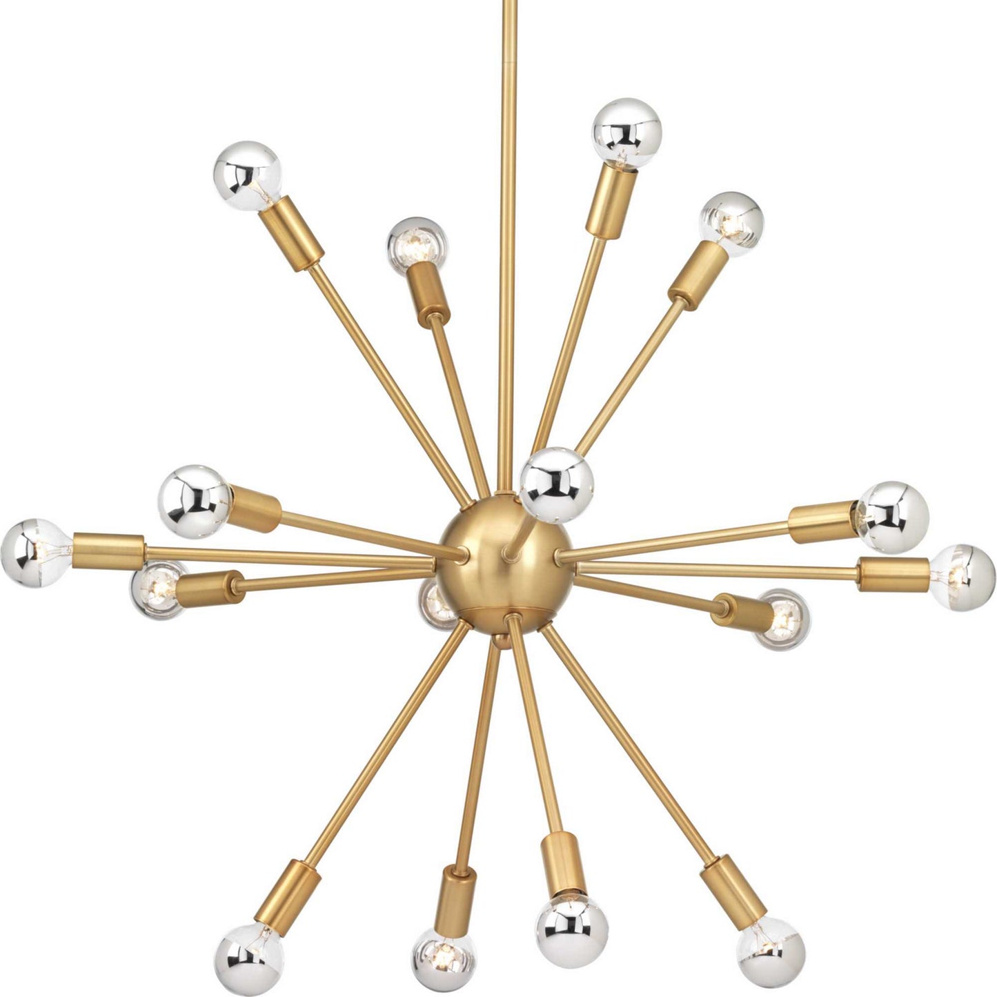 Ion 16 Light Chandelier in Brushed Bronze