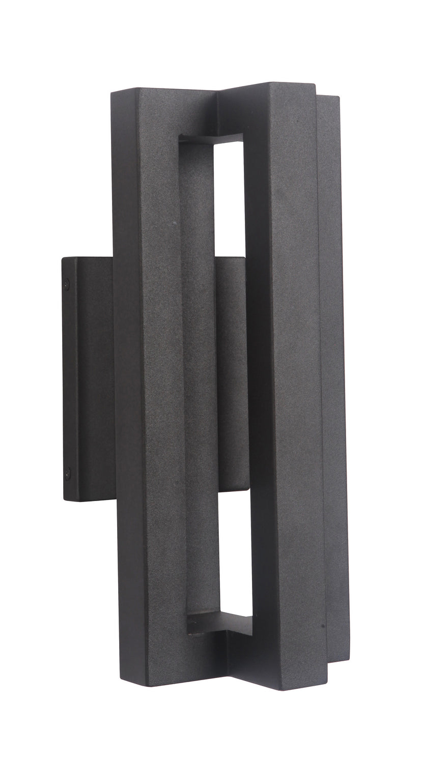 Kai LED Outdoor Wall Lantern in Textured Black