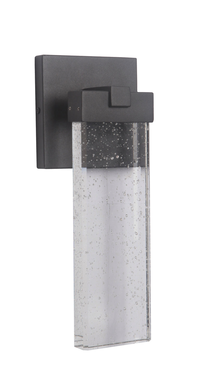 Aria LED Outdoor Wall Lantern in Textured Black