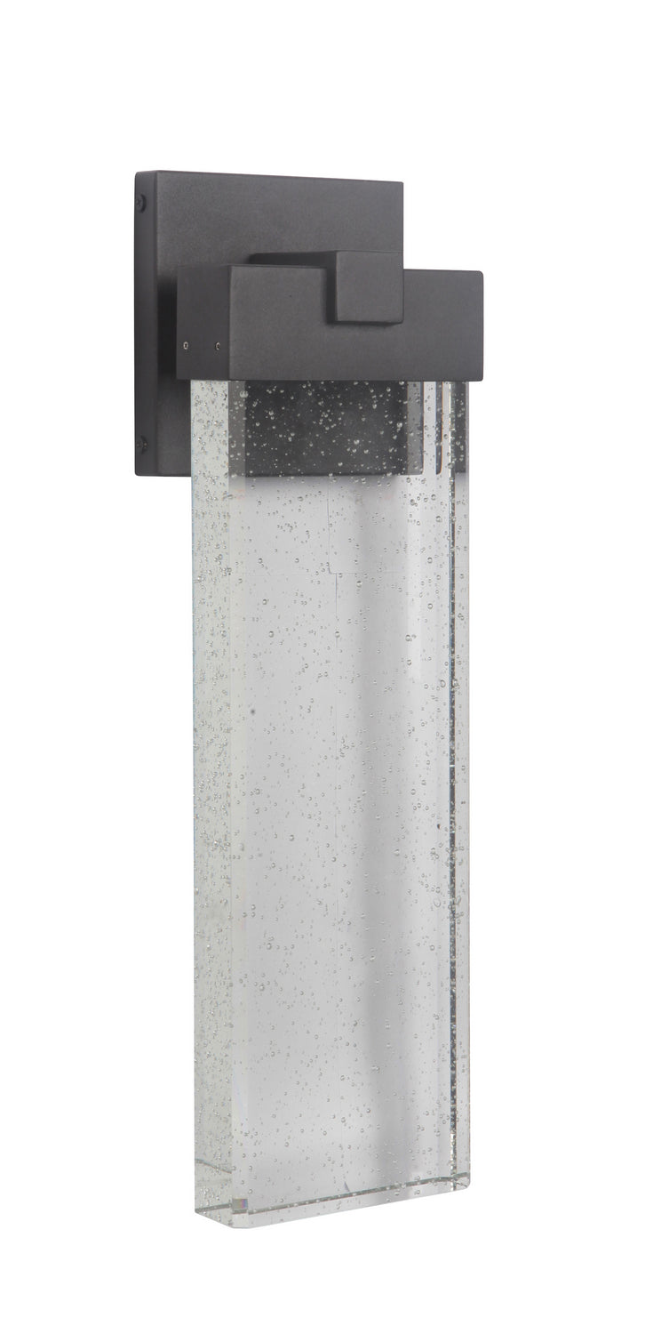 Aria LED Outdoor Wall Lantern in Textured Black
