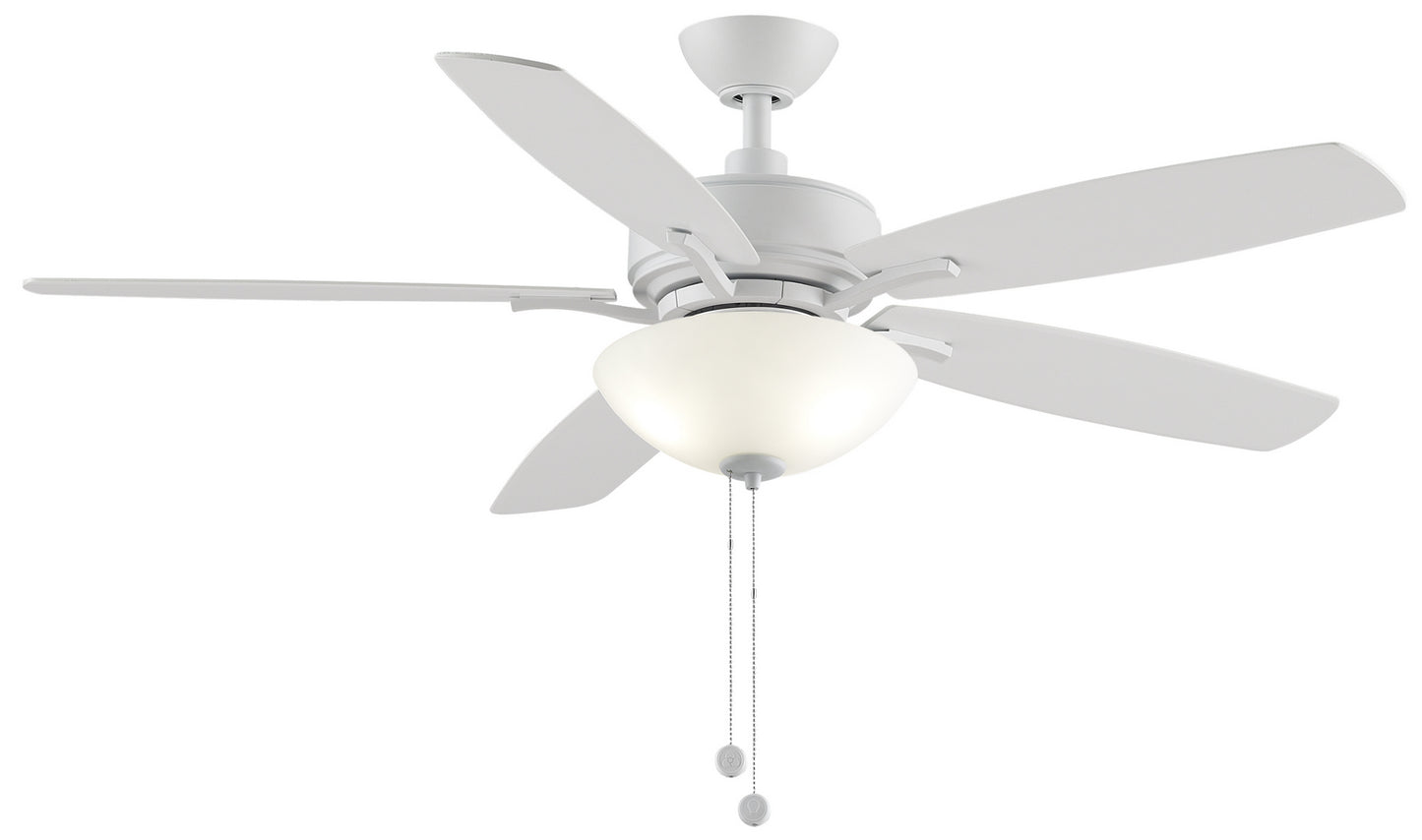 Aire Deluxe 52" Ceiling Fan in Matte White