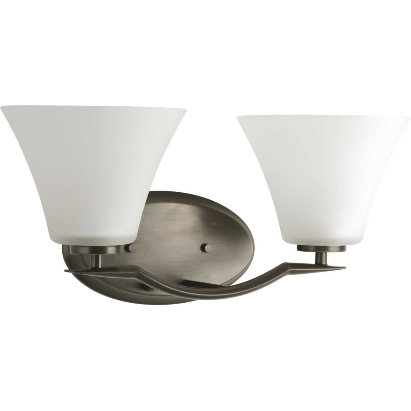 Bravo Two Light Bath Bracket in Antique Bronze