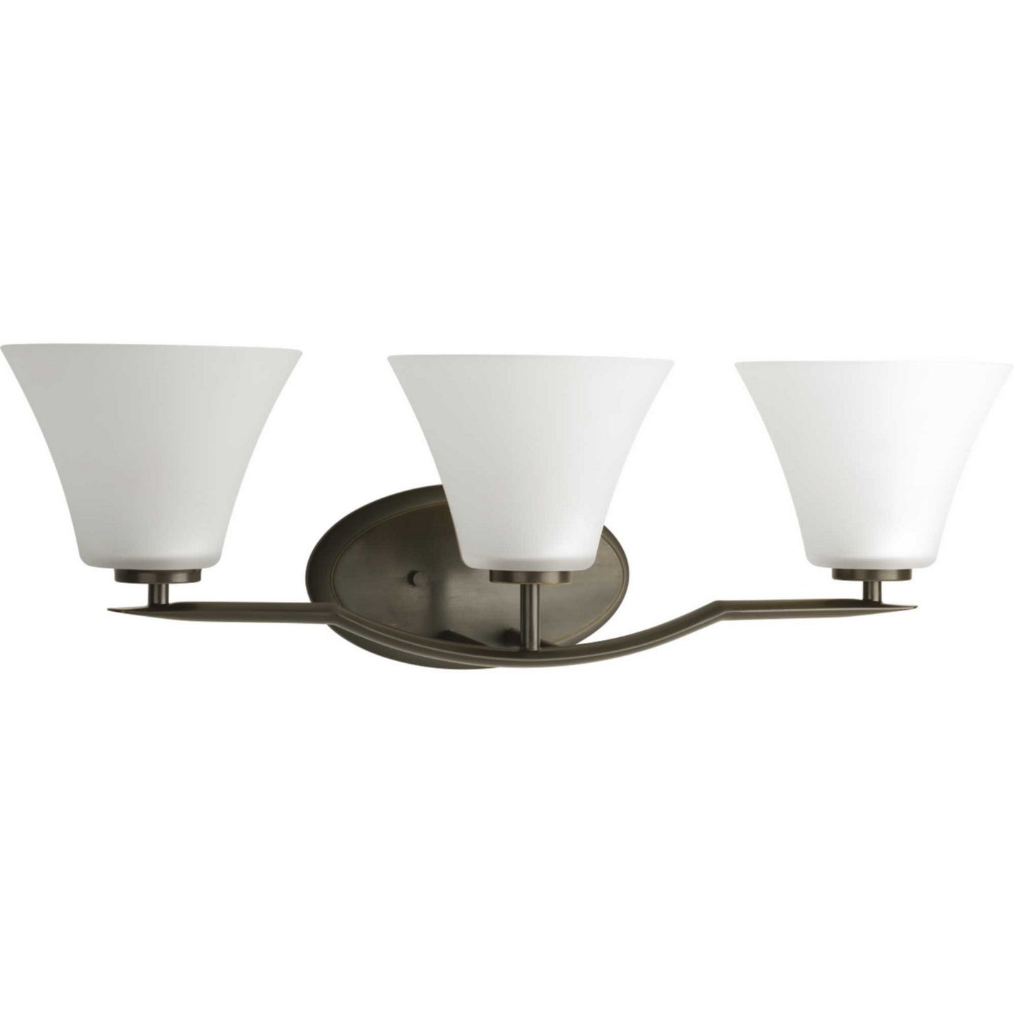 Bravo Three Light Bath Bracket in Antique Bronze
