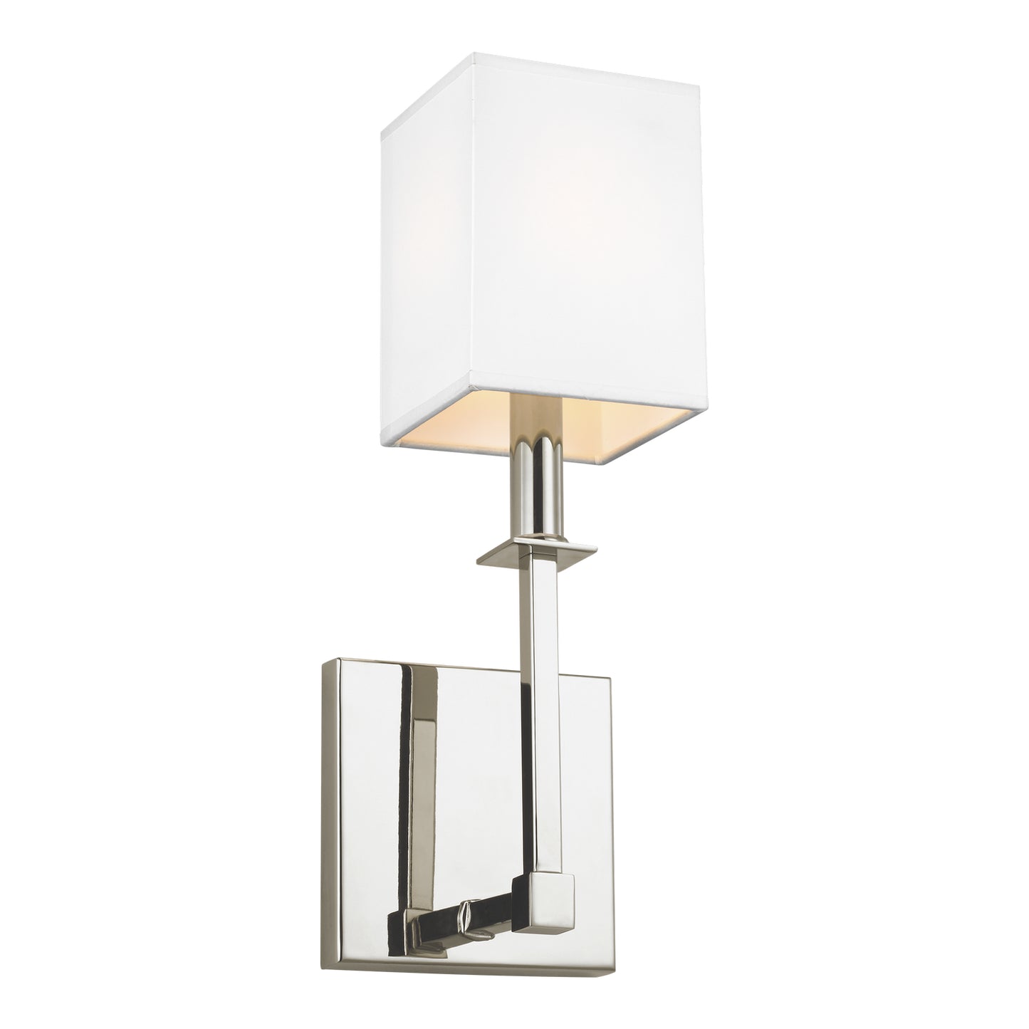 Quinn One Light Wall Sconce in Polished Nickel