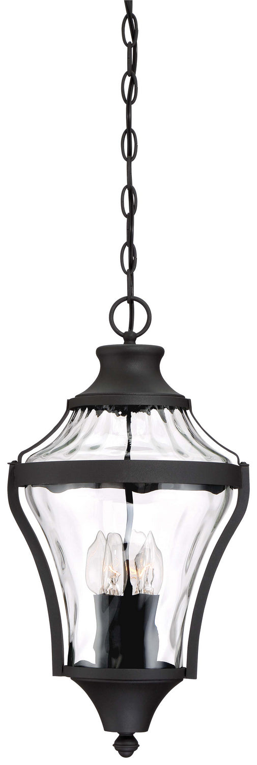 Libre Four Light Outdoor Chain Hung in Black