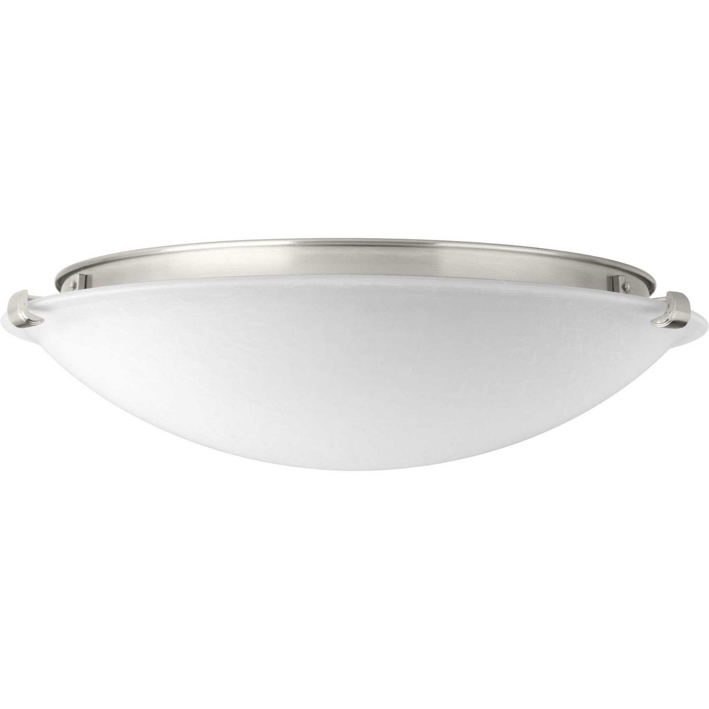 Progress Lighting - P350056-009-30 - LED Flush Mount - Linen Dome LED - Brushed Nickel