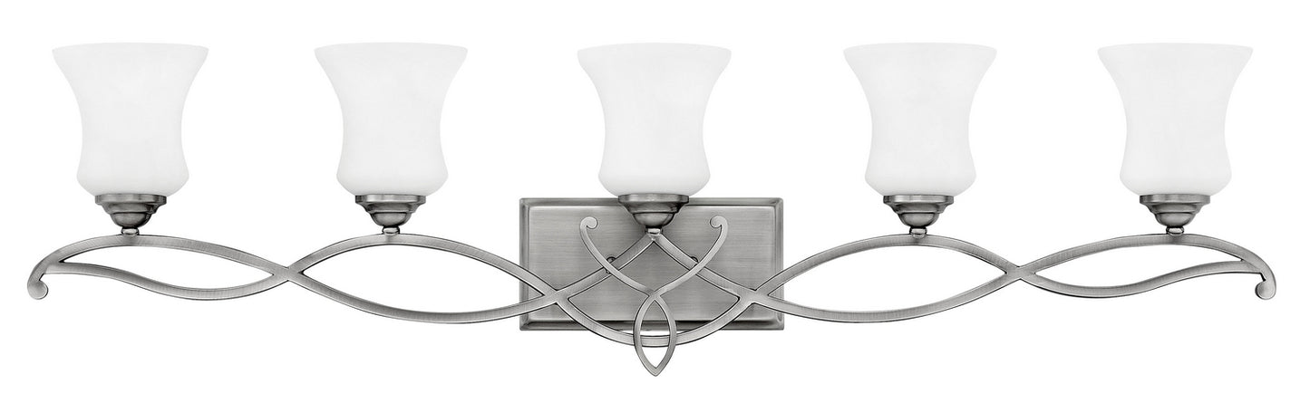 Brooke LED Vanity in Antique Nickel