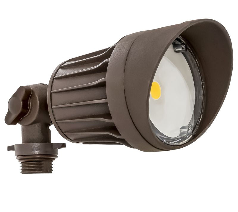 LED Flood Head in Dark Bronze
