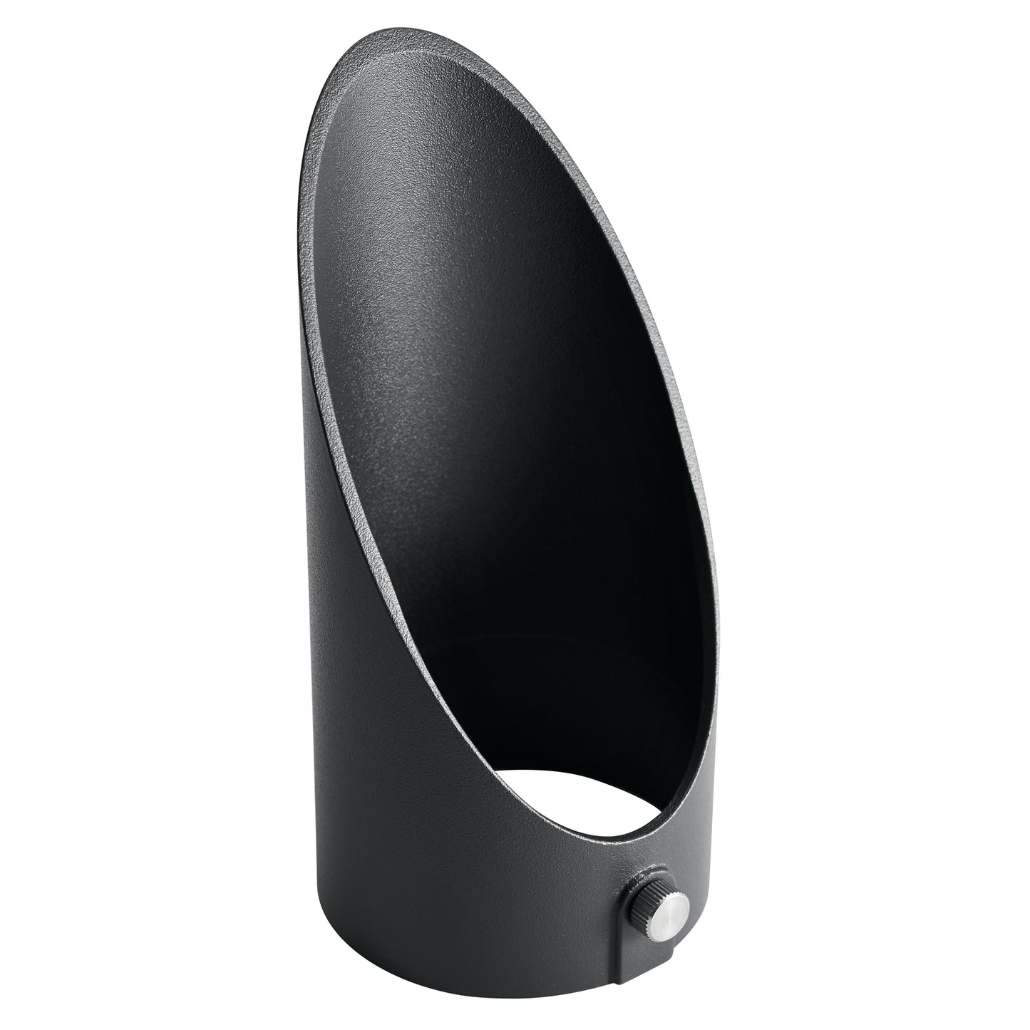 Landscape Led Long Cowl in Textured Black