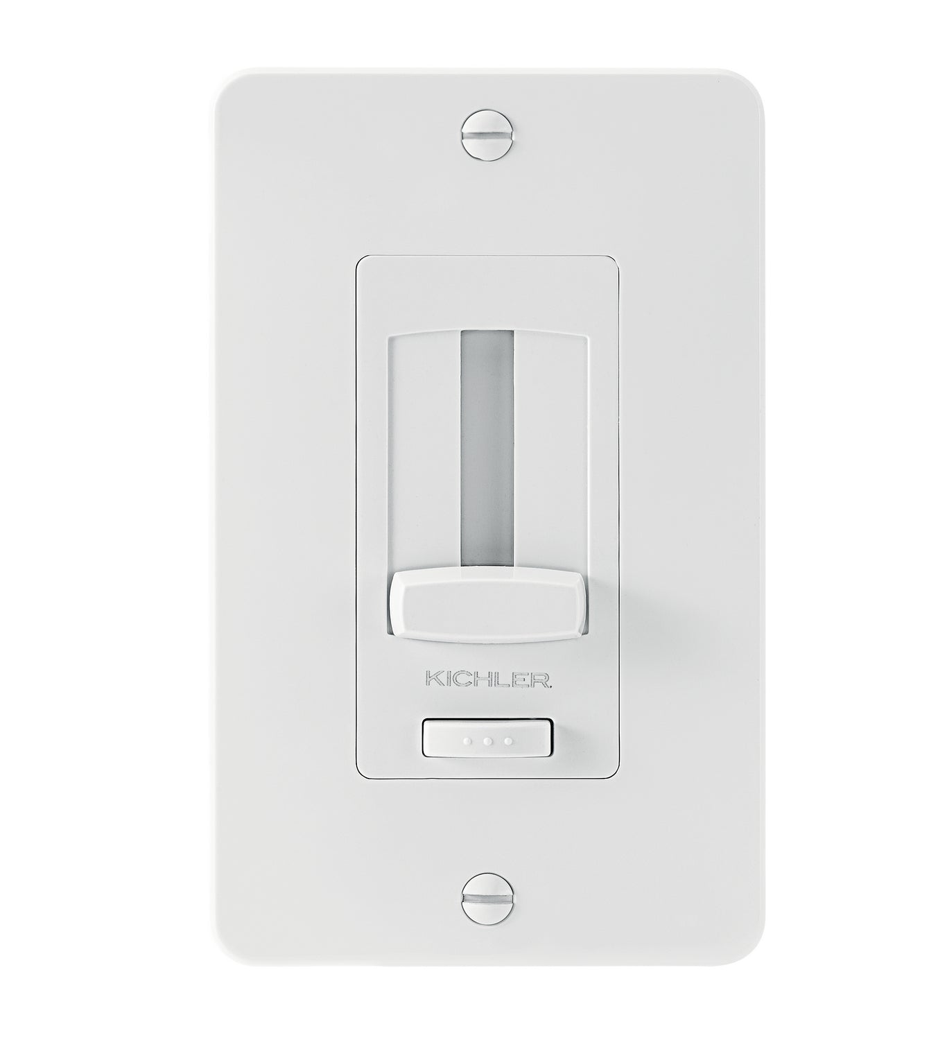 Under Cabinet Accessories LED Driver + Dimmer Trim in White Material (Not Painted)