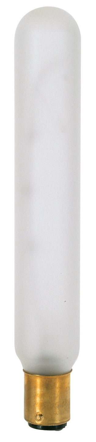 Satco 25W T6 Incandescent – Bayonet base, 170 lumens, 2700K Warm White (S3249)