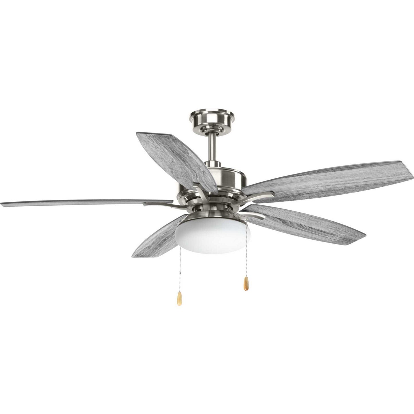 Progress Lighting - P2552-09 - 52" Ceiling Fan - Billows - Brushed Nickel