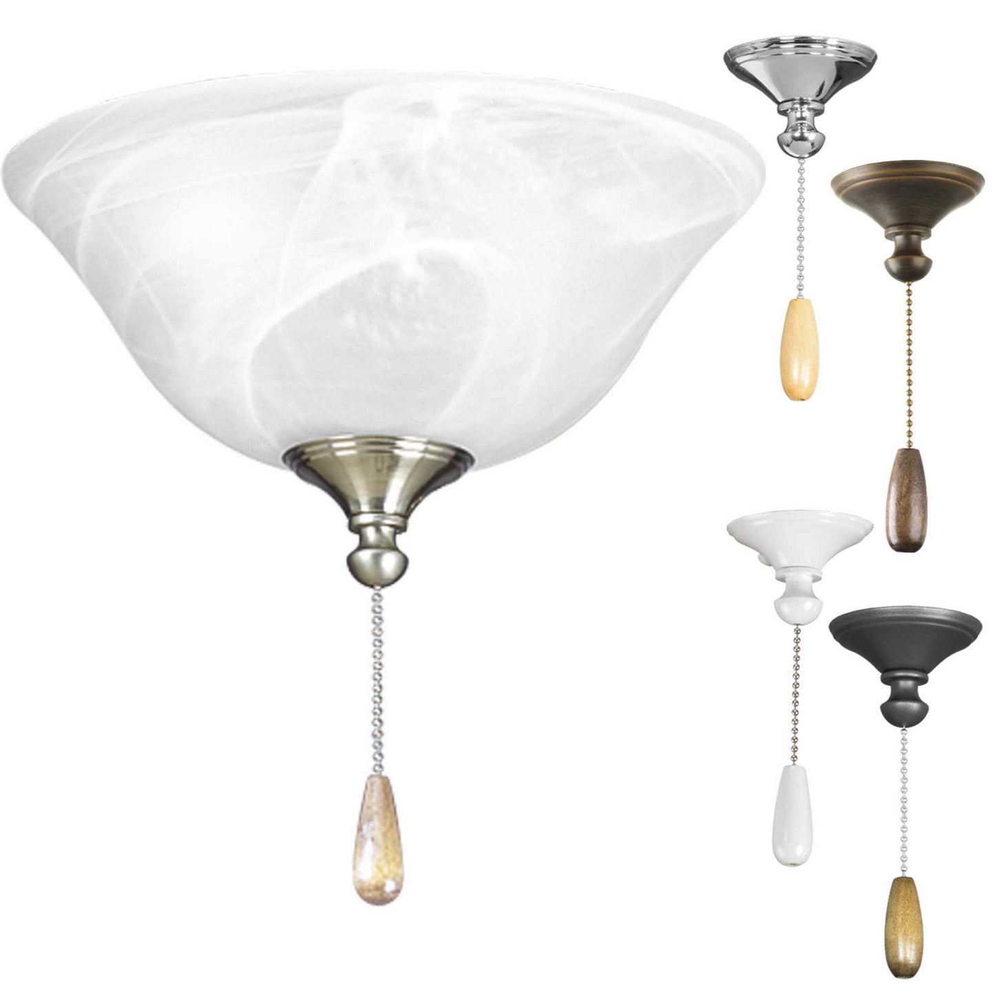Progress Lighting - P2612-01WB - LED Fan Light Kit - Fan Light Kits