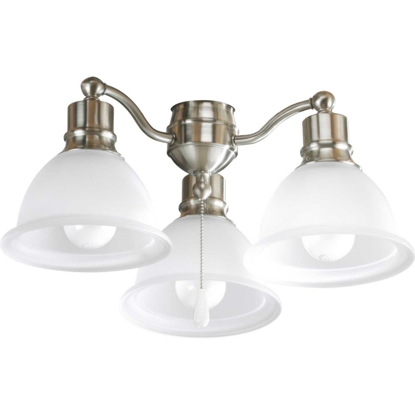 Madison LED Fan Light Kit in Brushed Nickel