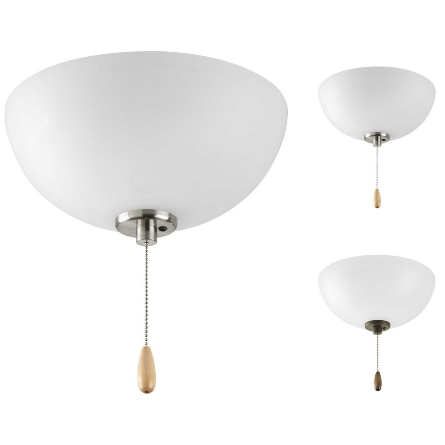 Bravo LED Fan Light Kit in Antique Bronze,Brushed Nickel