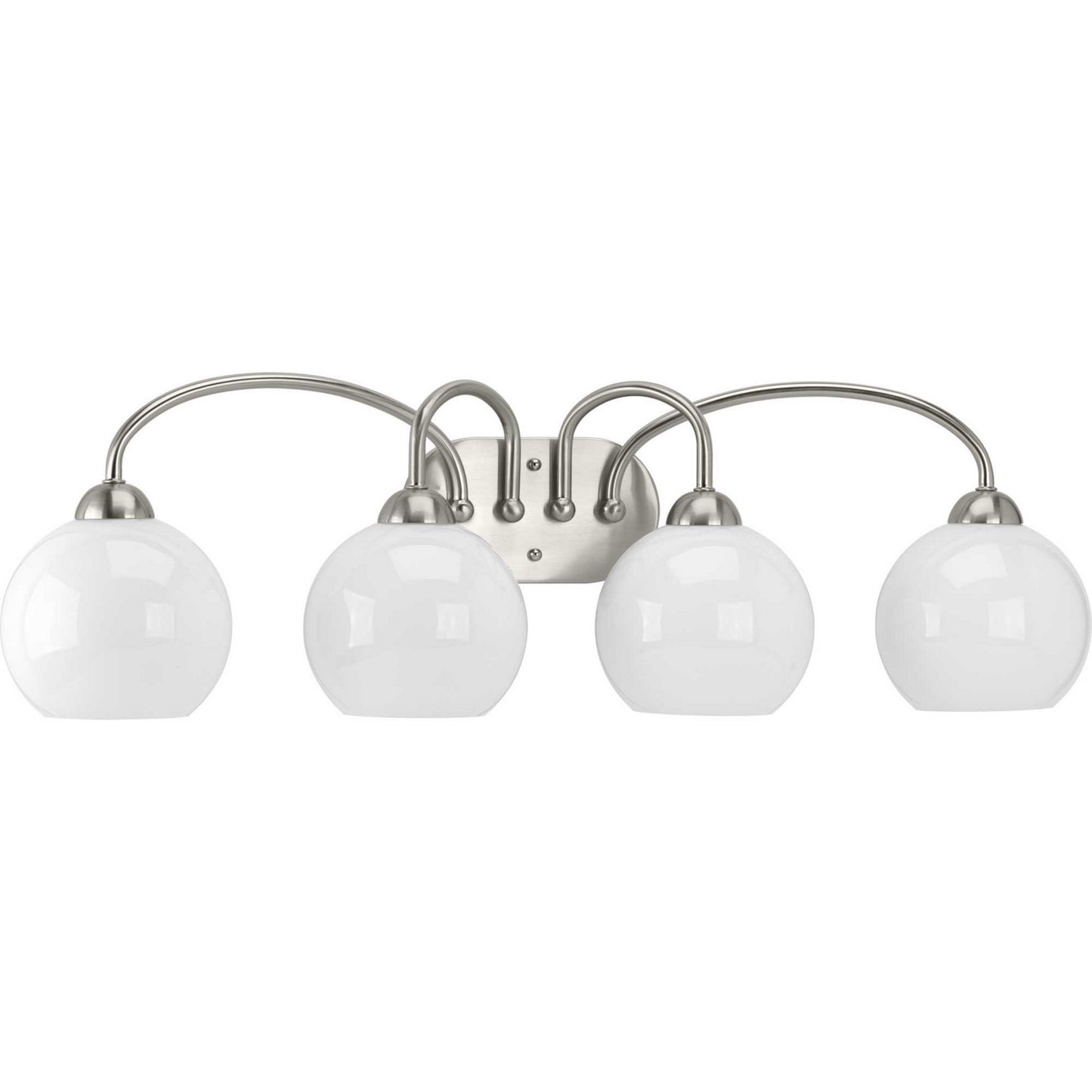 Carisa Four Light Bath in Brushed Nickel