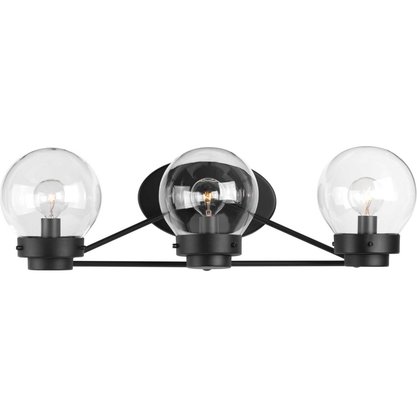 Spatial Three Light Bath in Black