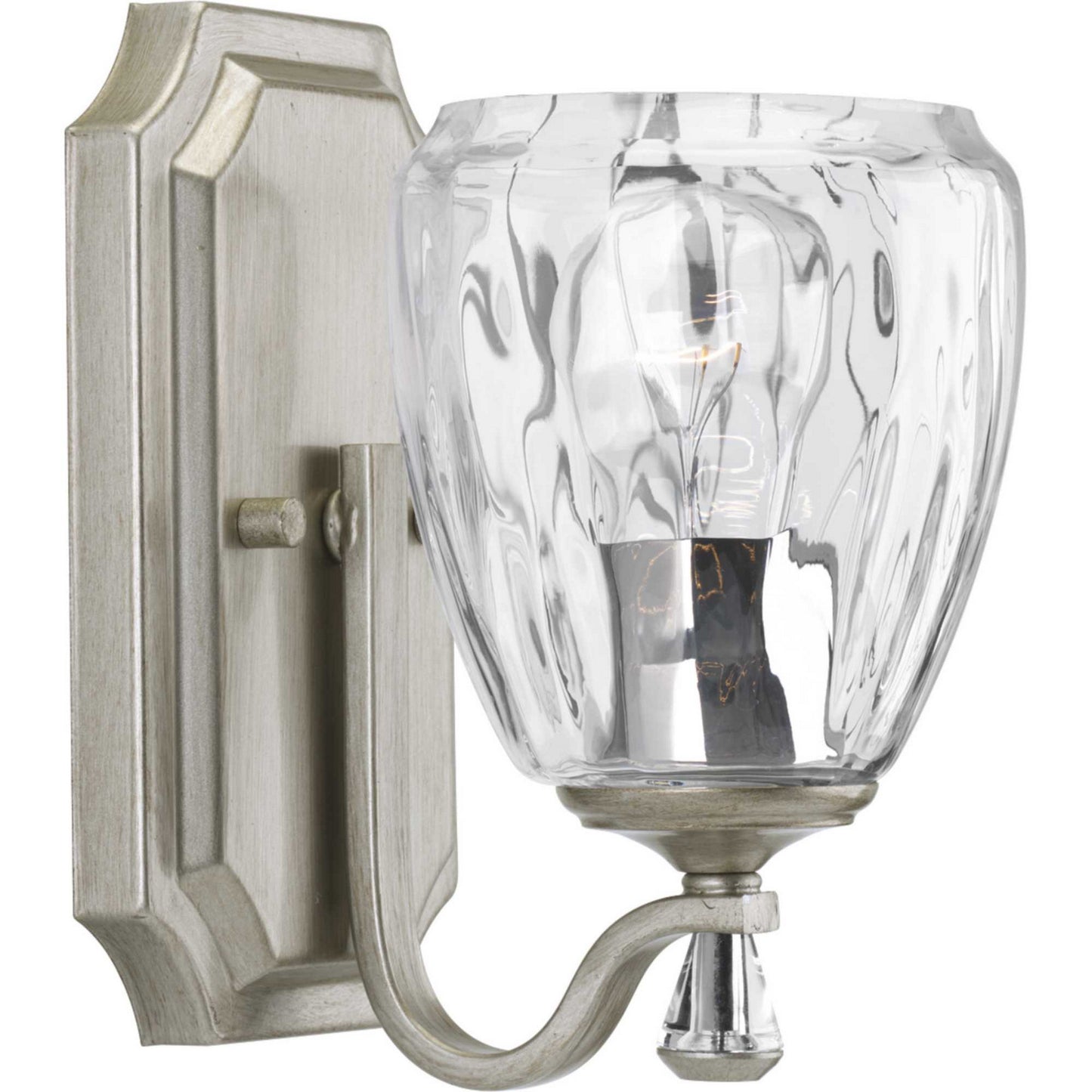 Anjoux One Light Bath in Silver Ridge