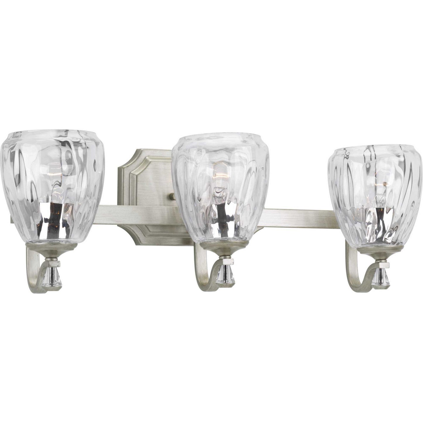 Anjoux Three Light Bath in Silver Ridge