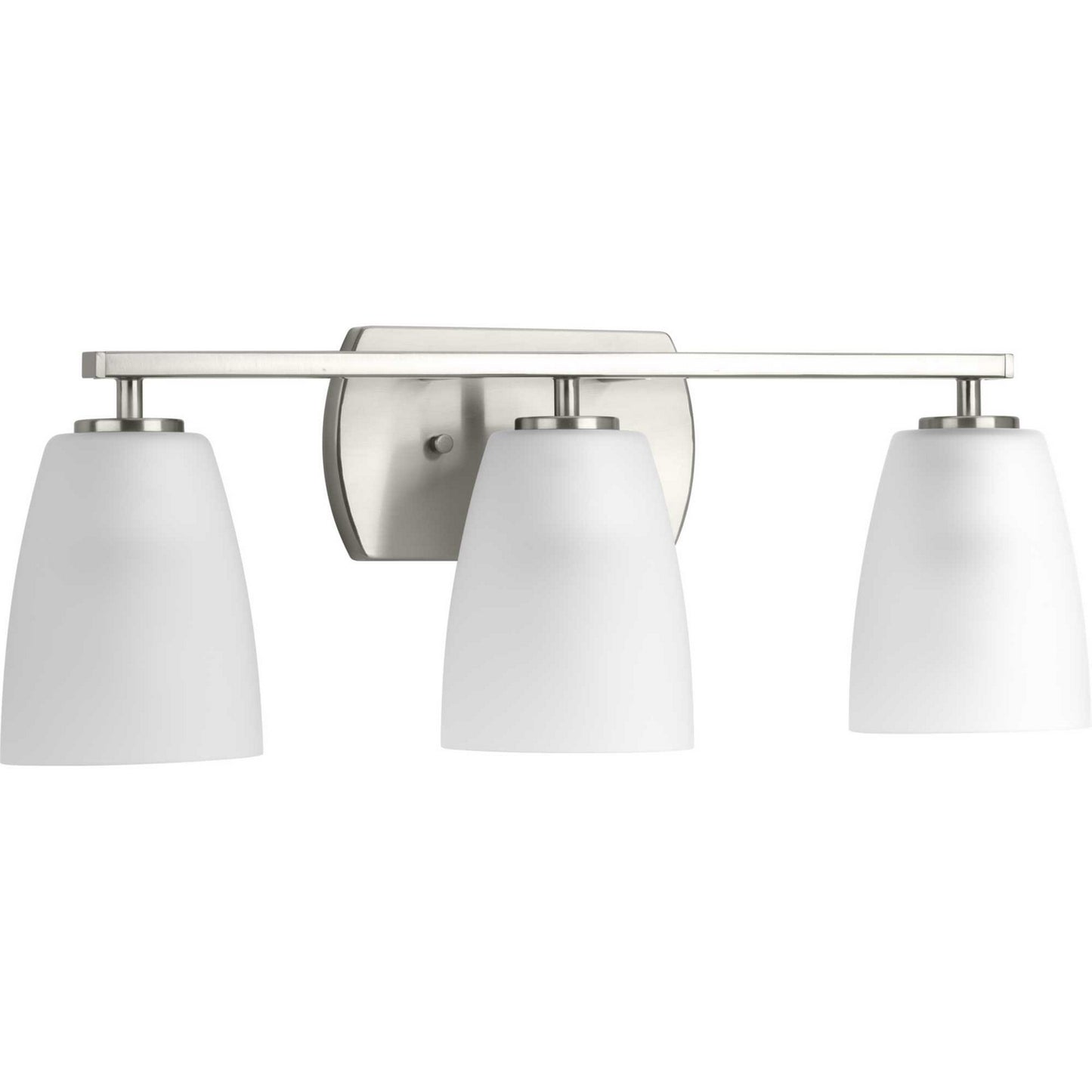 Leap Three Light Bath in Brushed Nickel