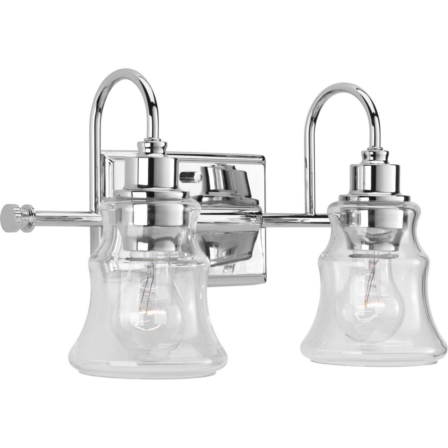 Litchfield Two Light Bath in Polished Chrome
