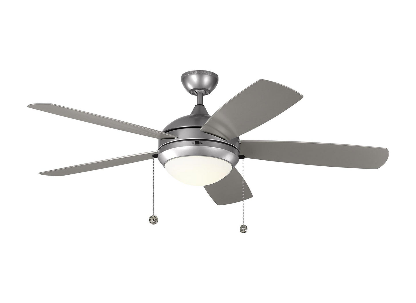 Discus 52" Ceiling Fan in Painted Brushed Steel