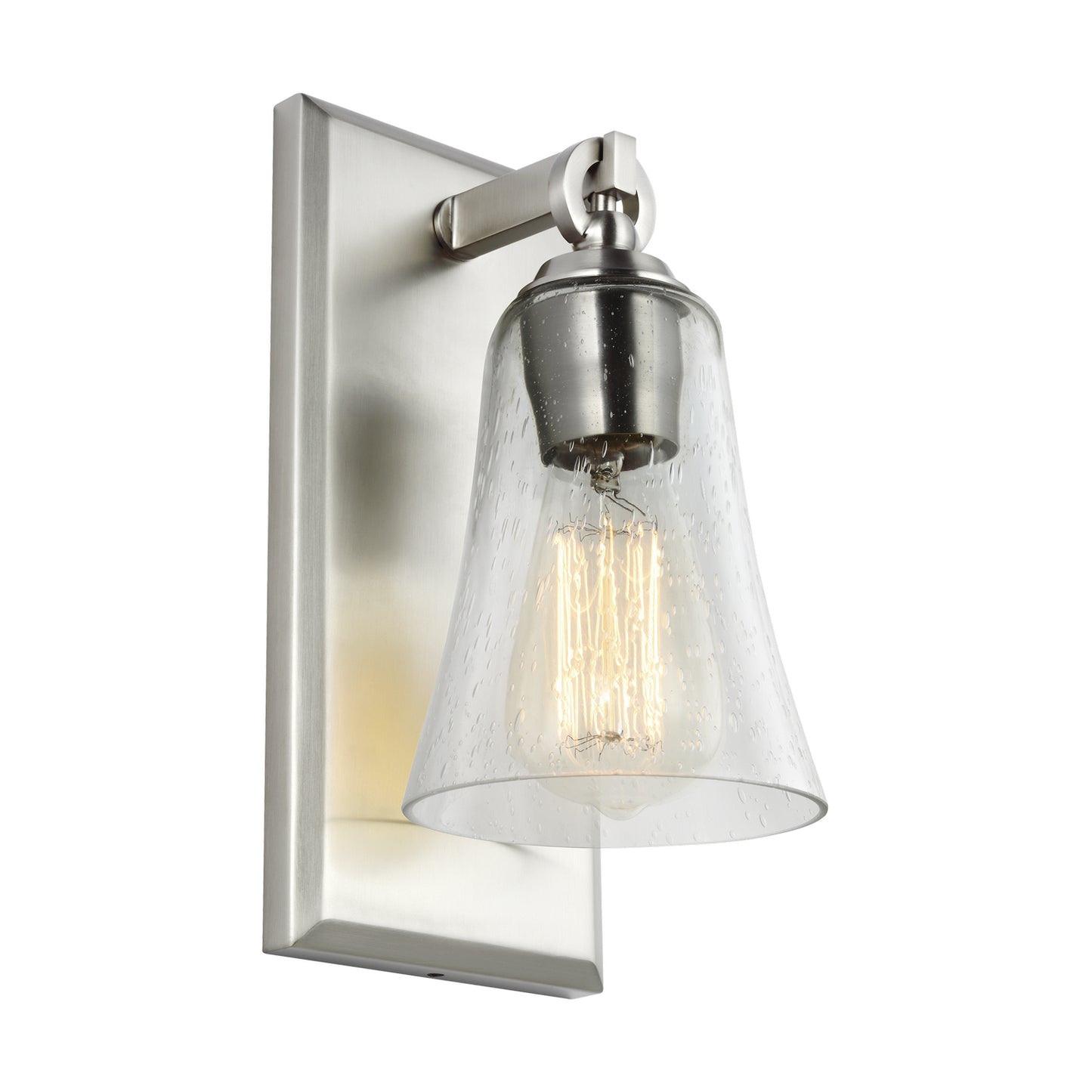 Monterro One Light Wall Sconce in Satin Nickel