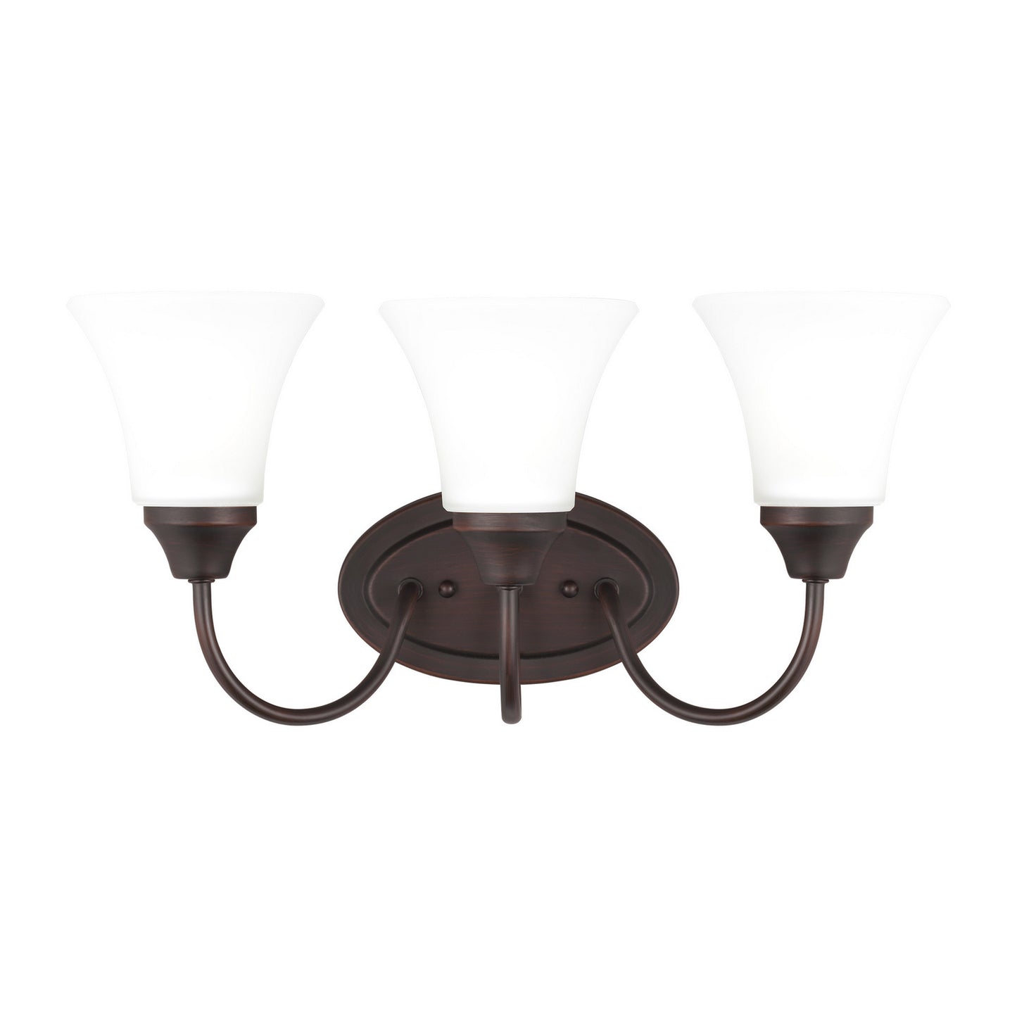 Generation Lighting - 44807EN3-710 - Three Light Wall / Bath - Holman - Bronze